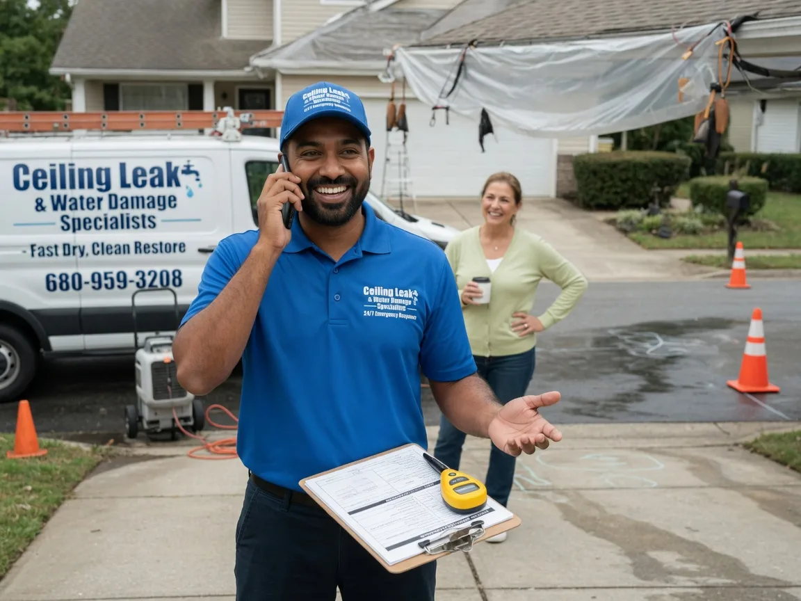Ceiling Leak Cleanup Killduff, IA FAQs
